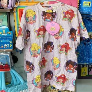 Polly Pocket Graphic AOP Tee - Pastel Pink